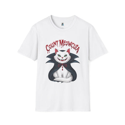 Count Meowcula Halloween Cat T-Shirt