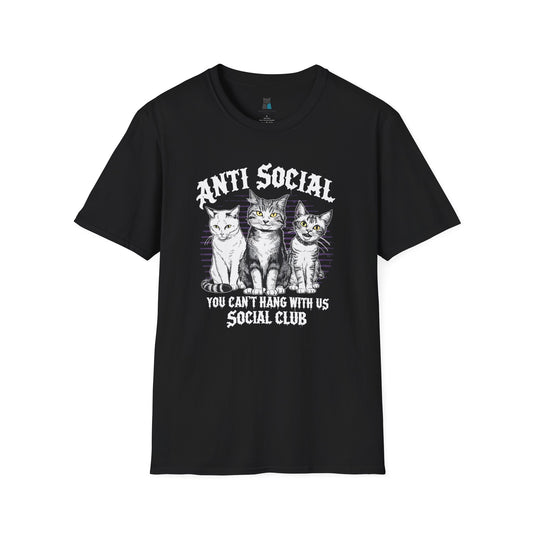 Anti-Social Cat Club T-Shirt