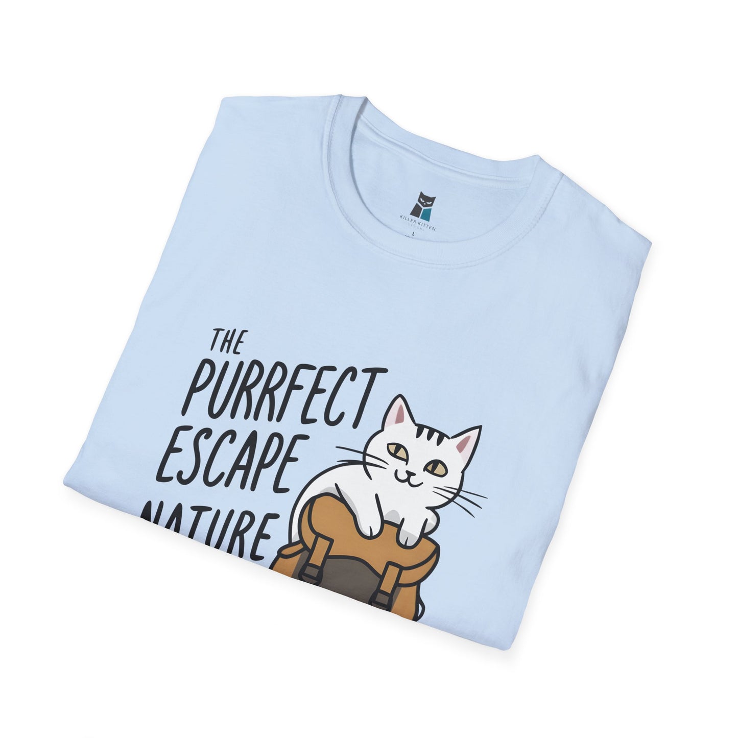 Purrfect Escape Hiking Cat T-Shirt