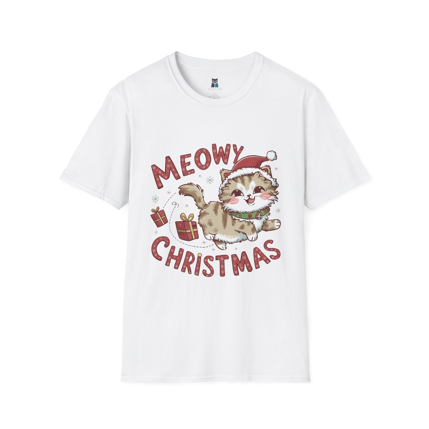 Meowy Christmas Cat T-Shirt