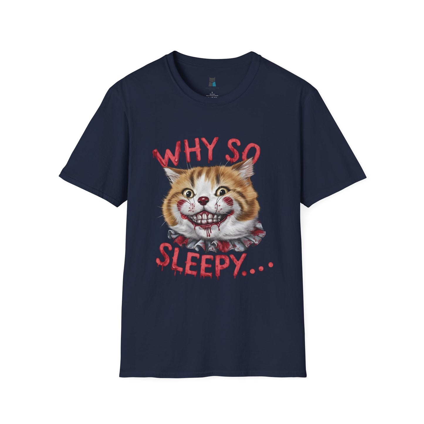 Why So Sleepy?  Horror Cat T-shirt