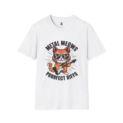 Metal Meows Purrfect Riffs T-Shirt