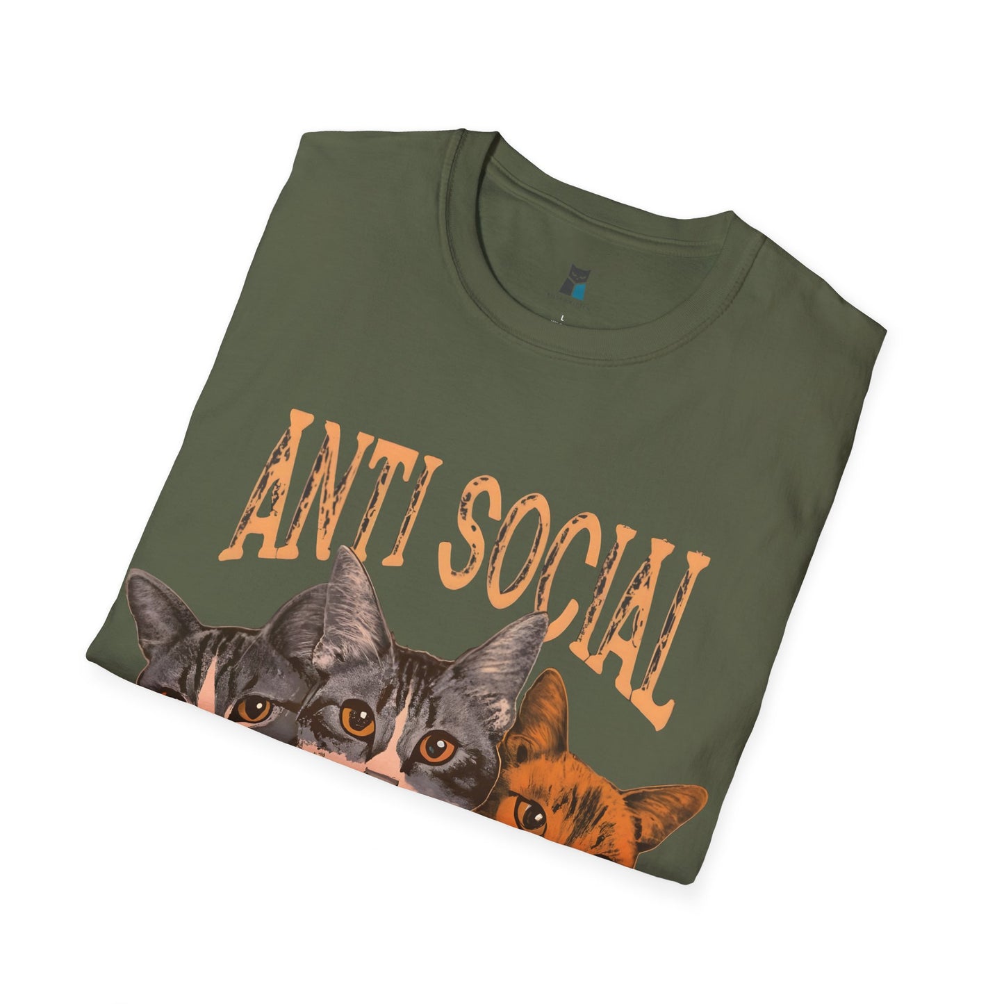 Anti-Social Cat T-Shirt