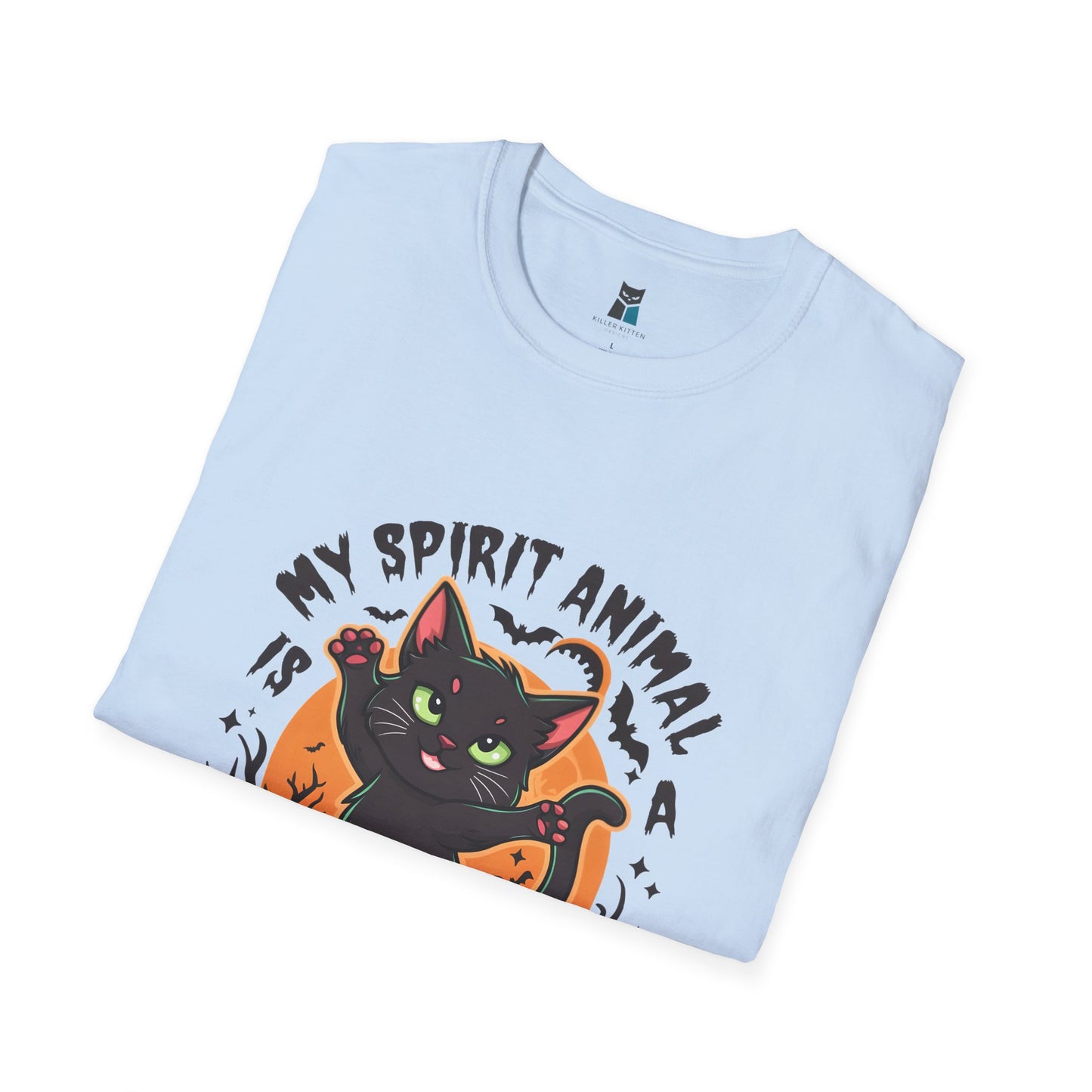 Sassy Black Cat Spirit Animal Halloween T-Shirt