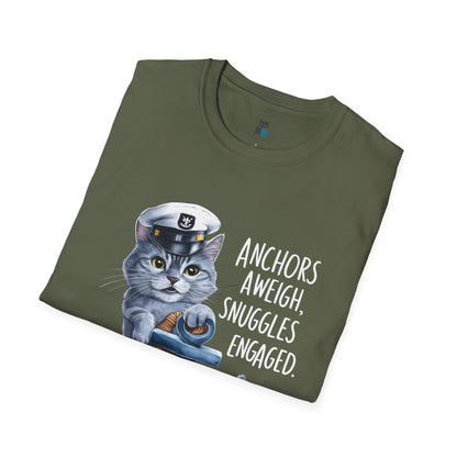 Anchors Aweigh Cat Lover T-Shirt