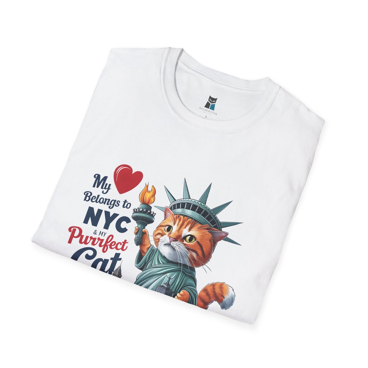 My Heart Belongs to NYC & My Purrfect Cat T-shirt