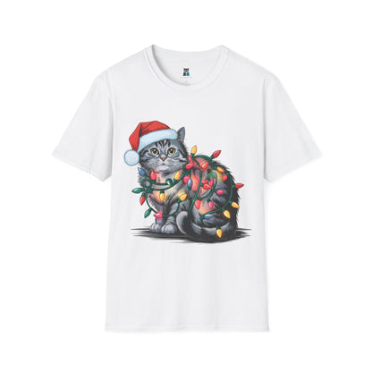 Festive Cat Christmas T-Shirt