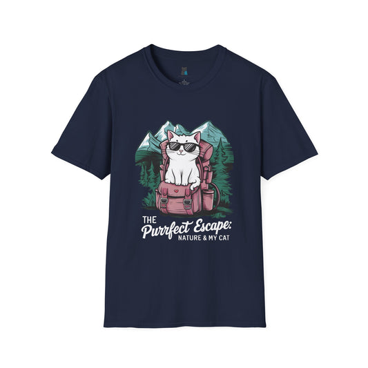 Nature & Cat Lovers Hiking T-Shirt