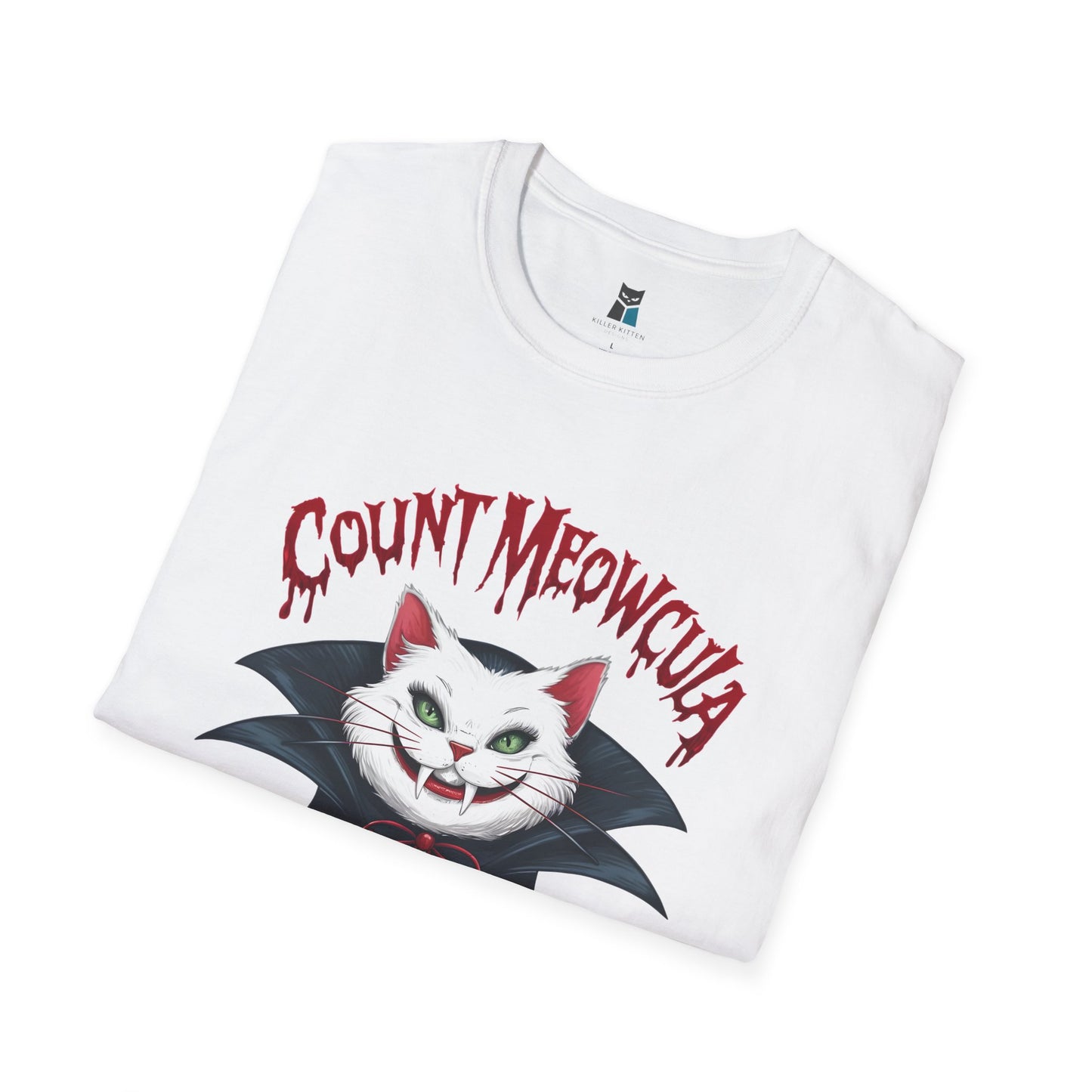 Count Meowcula Halloween Cat T-Shirt