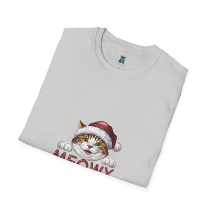 Meowy Christmas Cat T-Shirt