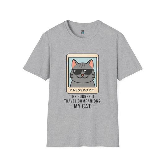 The Purrfect Travel Companion Cat T-Shirt