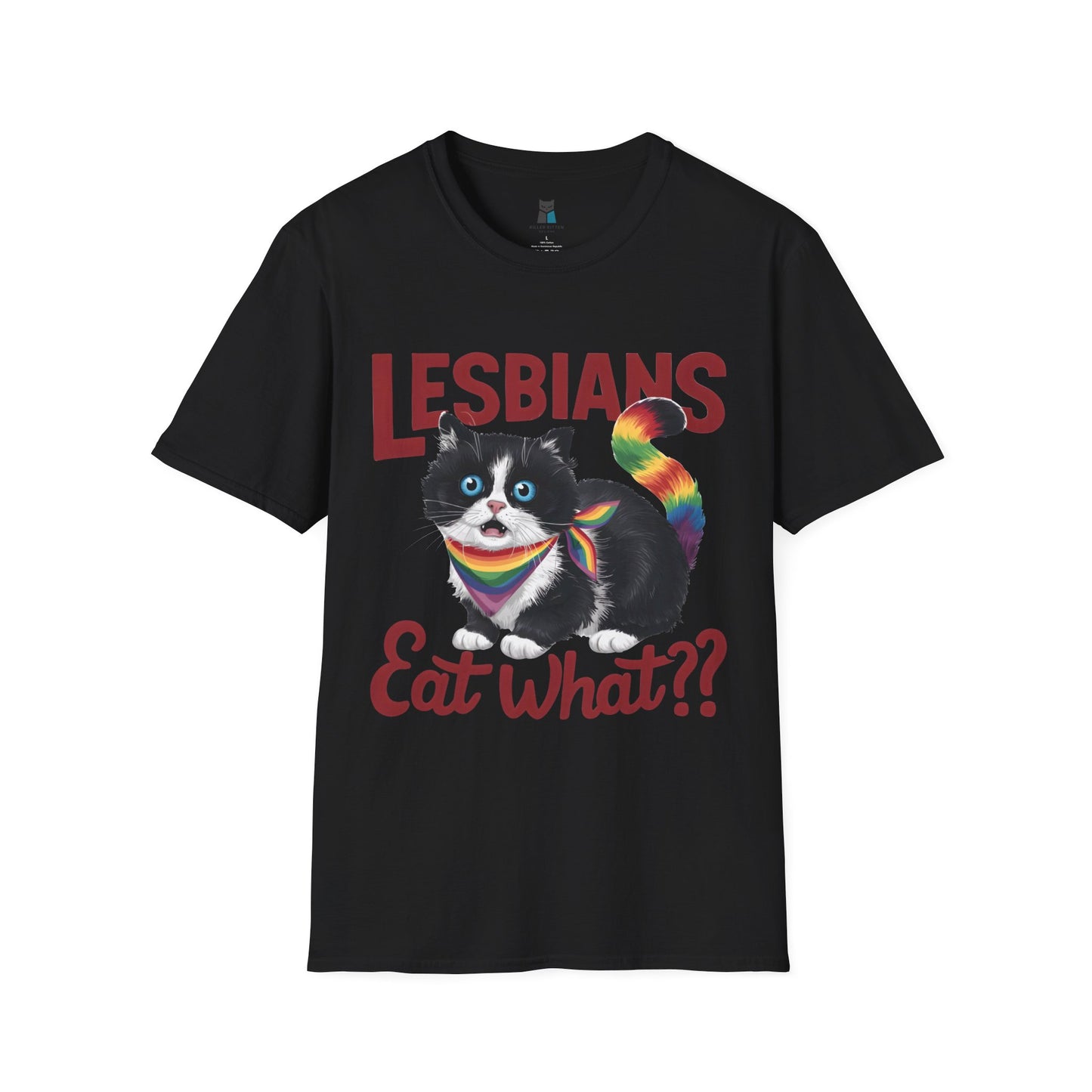 Lesbians Eat What?! Pride Cat T-Shirt