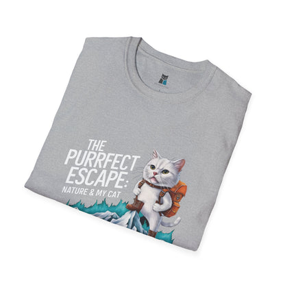 Purrfect Escape Hiking Cat T-Shirt