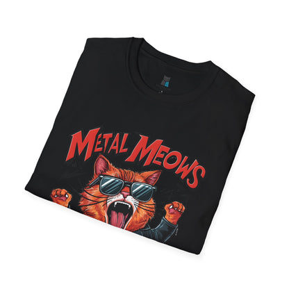 Metal Meows Purrfect Riffs T-Shirt