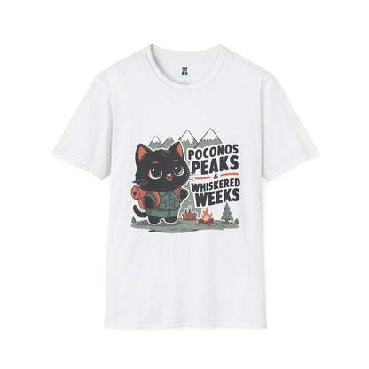 Whiskered Weeks in the Peaks Poconos Adventure T-shirt