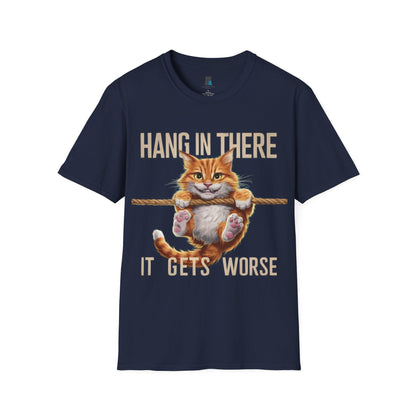 Hang in There Sarcastic Cat T-Shirt