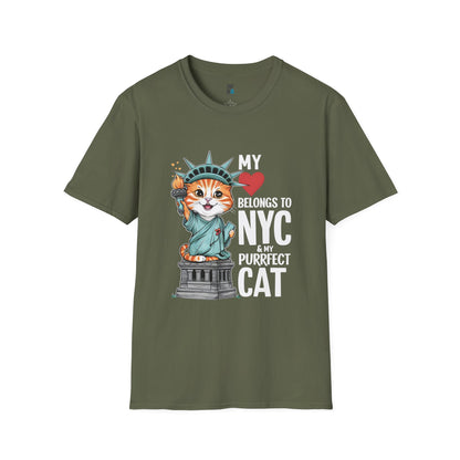 My Heart Belongs to NYC & My Purrfect Cat T-shirt