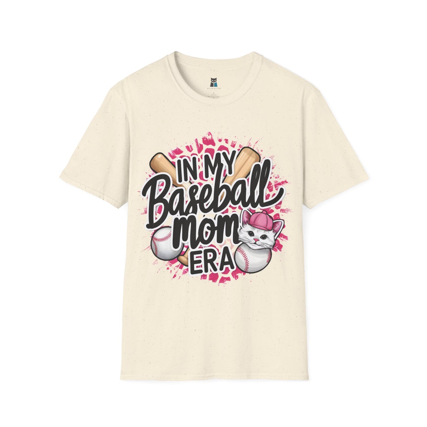 Baseball Mom Era Cat Lover T-Shirt