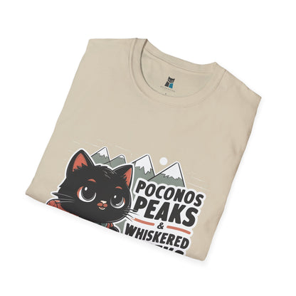 Whiskered Weeks in the Peaks Poconos Adventure T-shirt