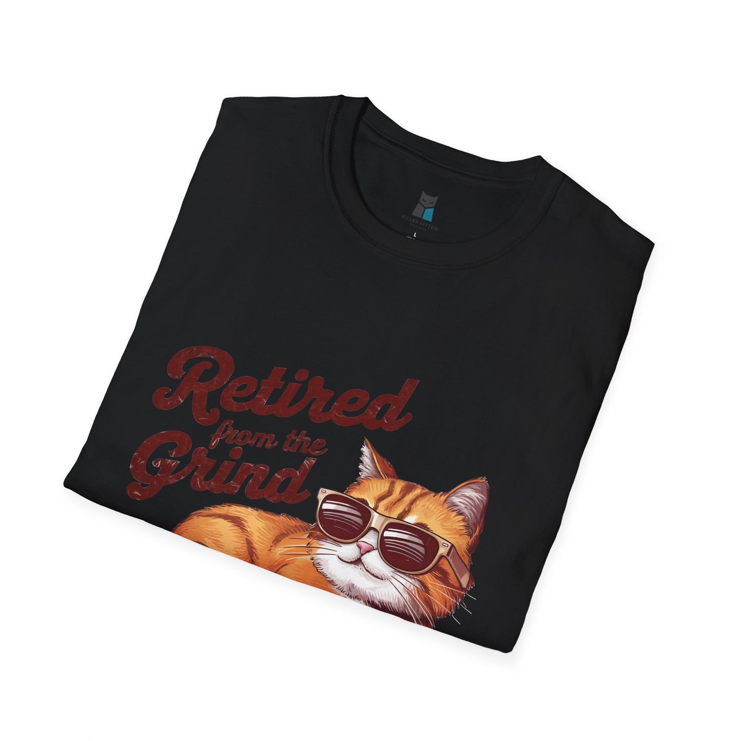 Retired From The Grind Cat T-Shirt