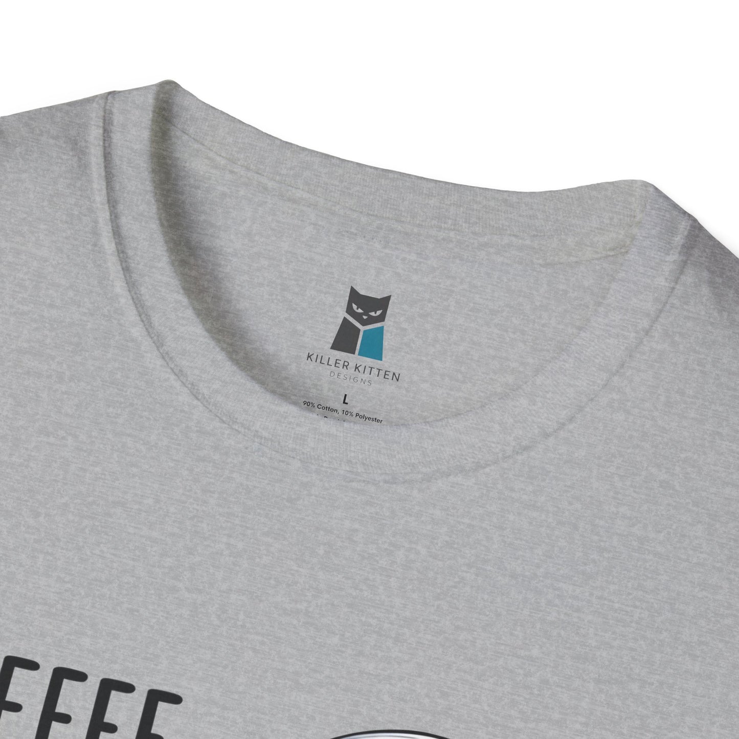 Coffee, Scrubs, and Cattitude Nurse Cat T-Shirt