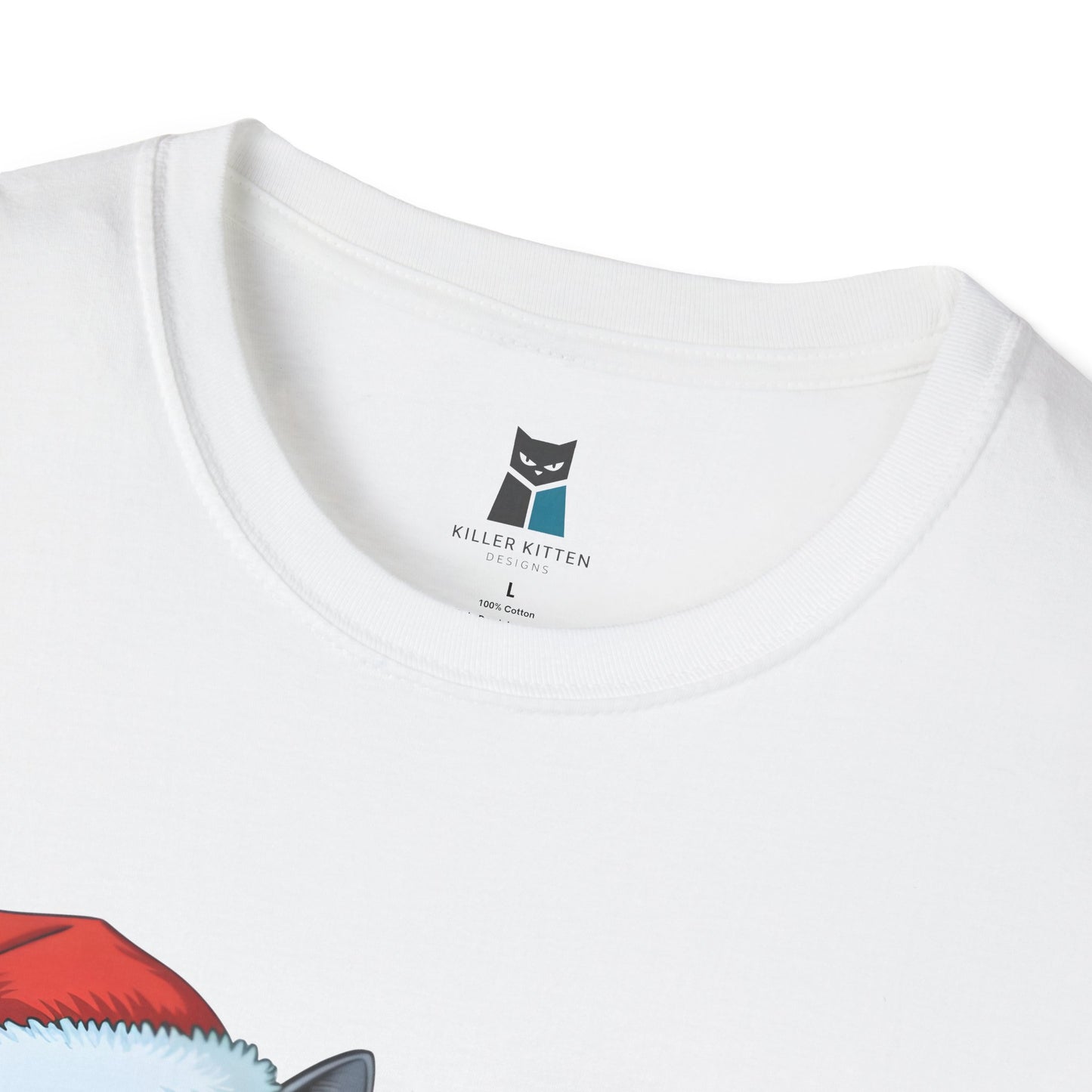 Festive Cat Christmas T-Shirt