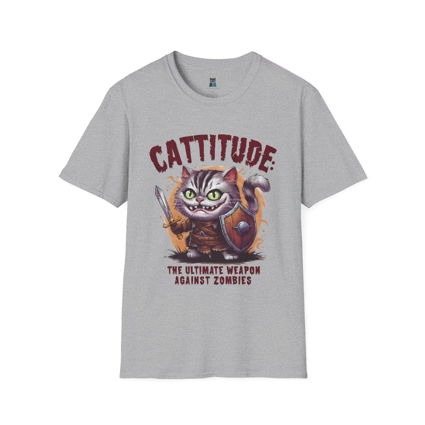 Cattitude Zombie Apocalypse T-Shirt