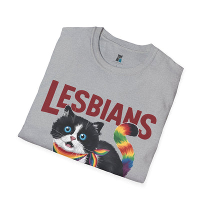 Lesbians Eat What?! Pride Cat T-Shirt