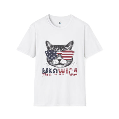 Patriotic Meowica Cat T-Shirt