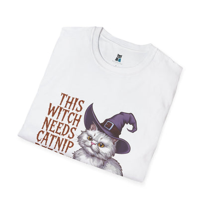 Halloween Catnip Witch T-shirt