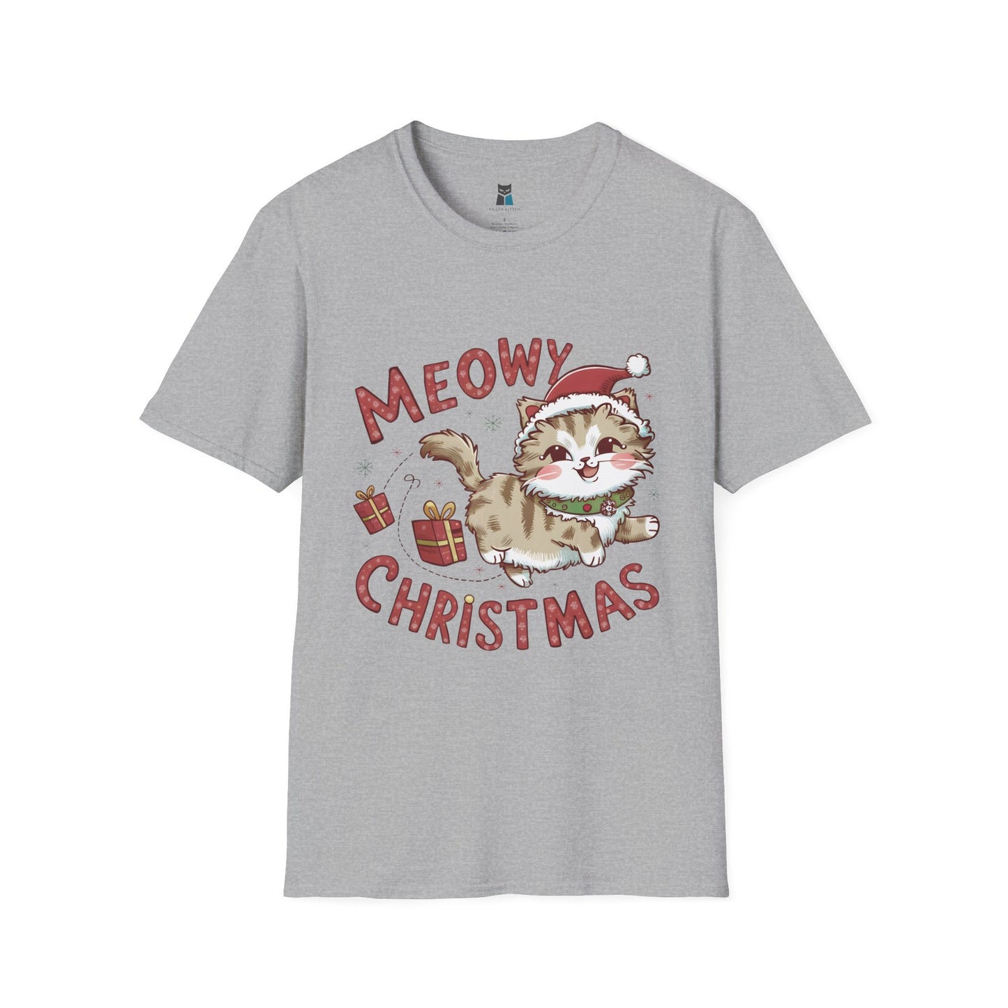 Meowy Christmas Cat T-Shirt