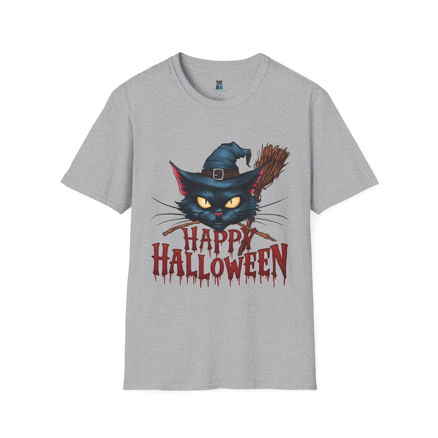 Witchy Black Cat Halloween T-Shirt