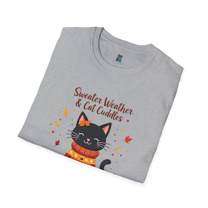 Sweater Weather & Cat Cuddles T-Shirt