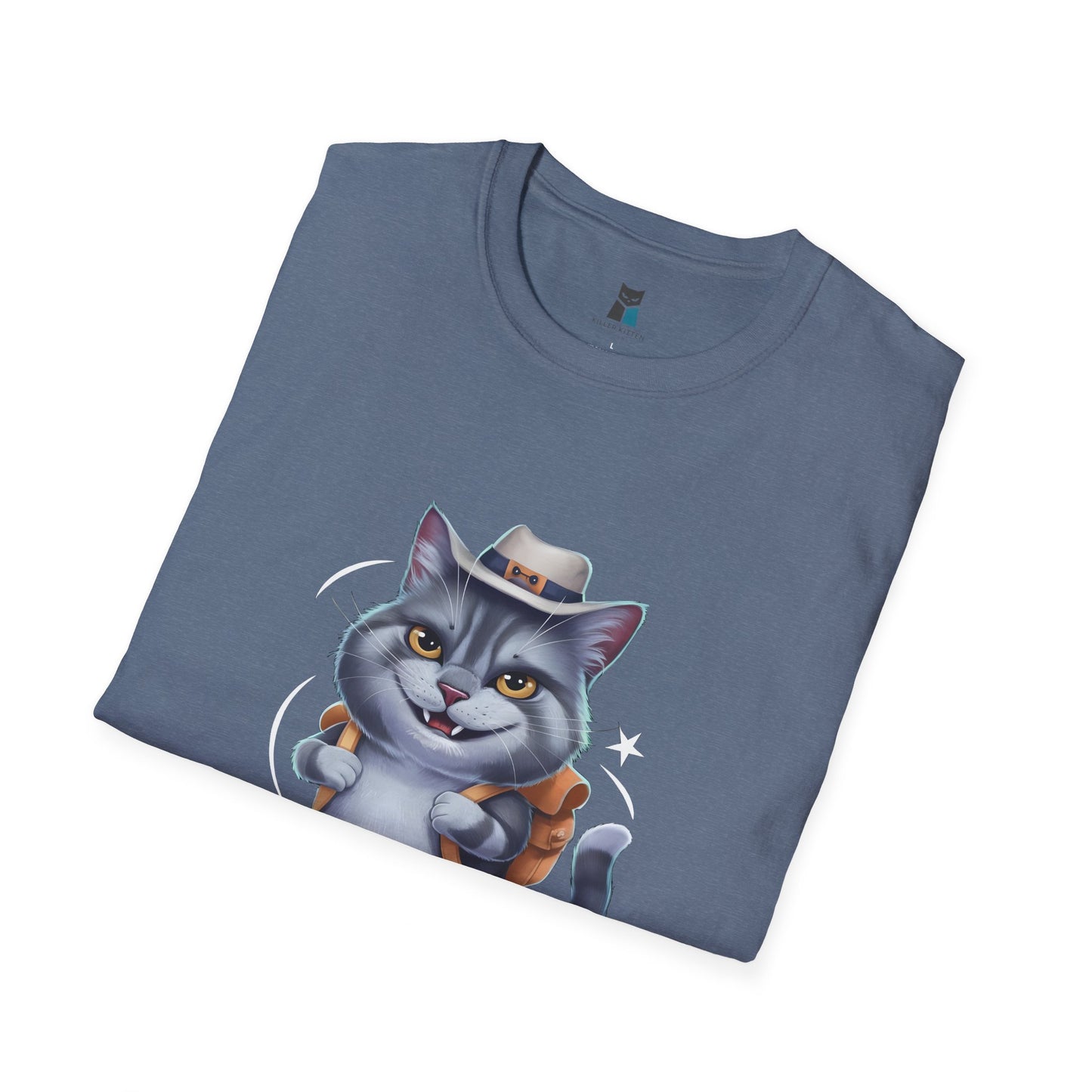 Hiker by Day, Cat Cuddler by Night T-Shirt