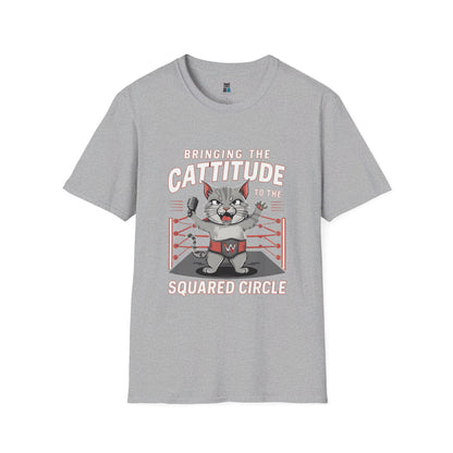 Cattitude Champion: Wrestling Cat T-Shirt