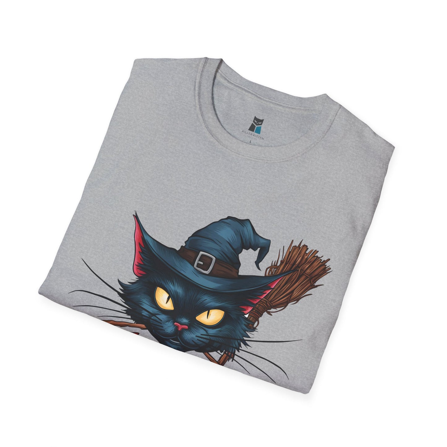 Witchy Black Cat Halloween T-Shirt