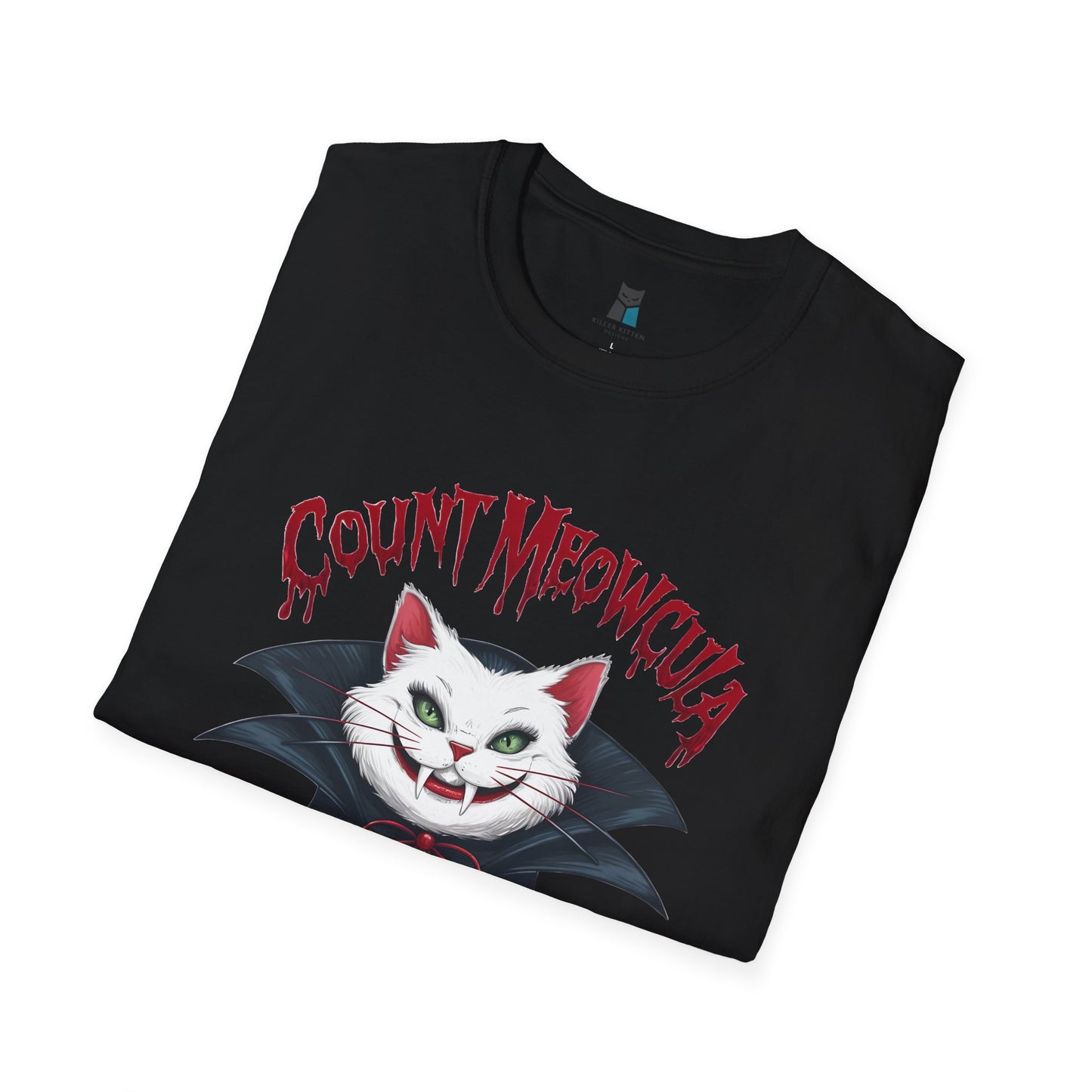 Count Meowcula Halloween Cat T-Shirt