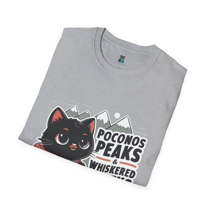 Whiskered Weeks in the Peaks Poconos Adventure T-shirt