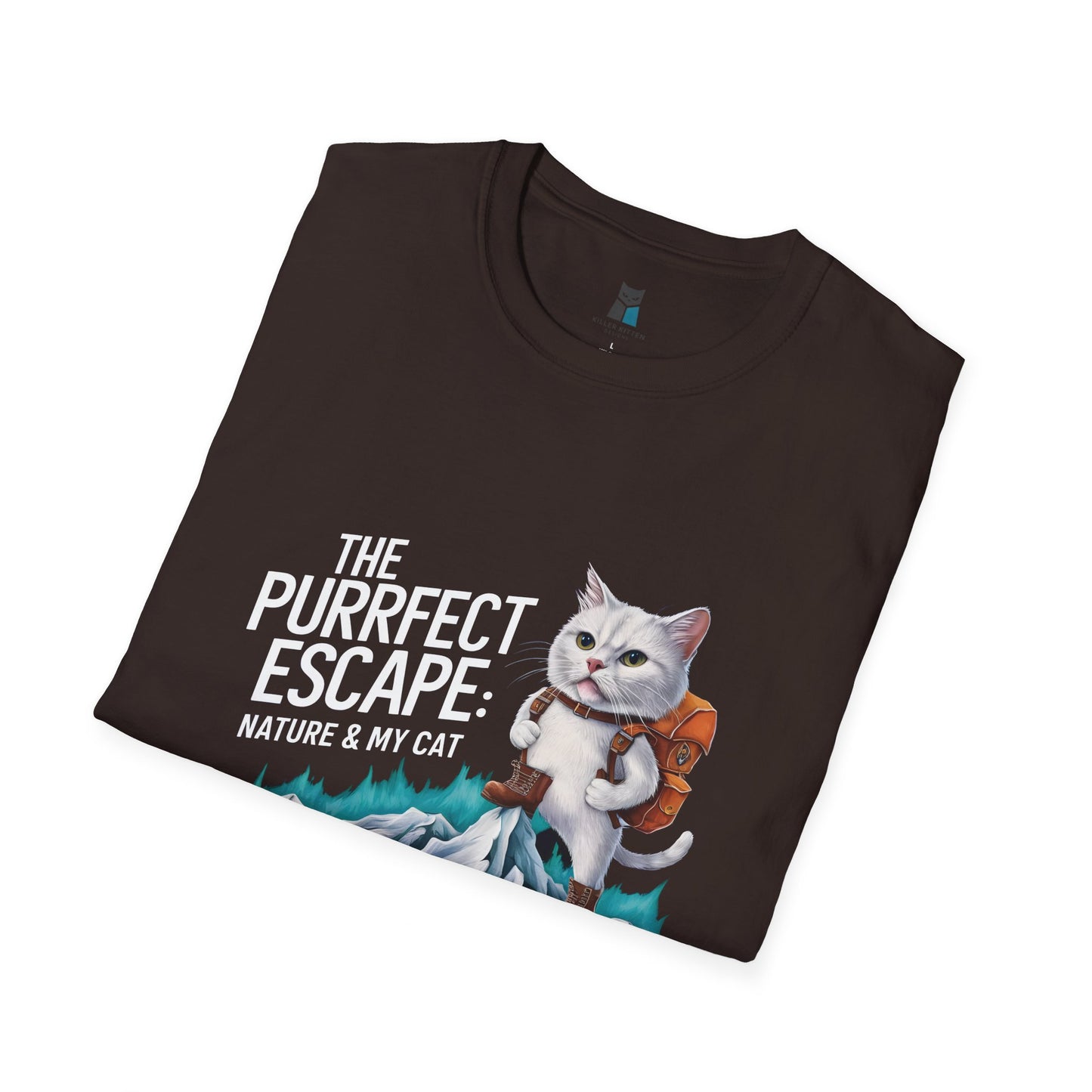 Purrfect Escape Hiking Cat T-Shirt