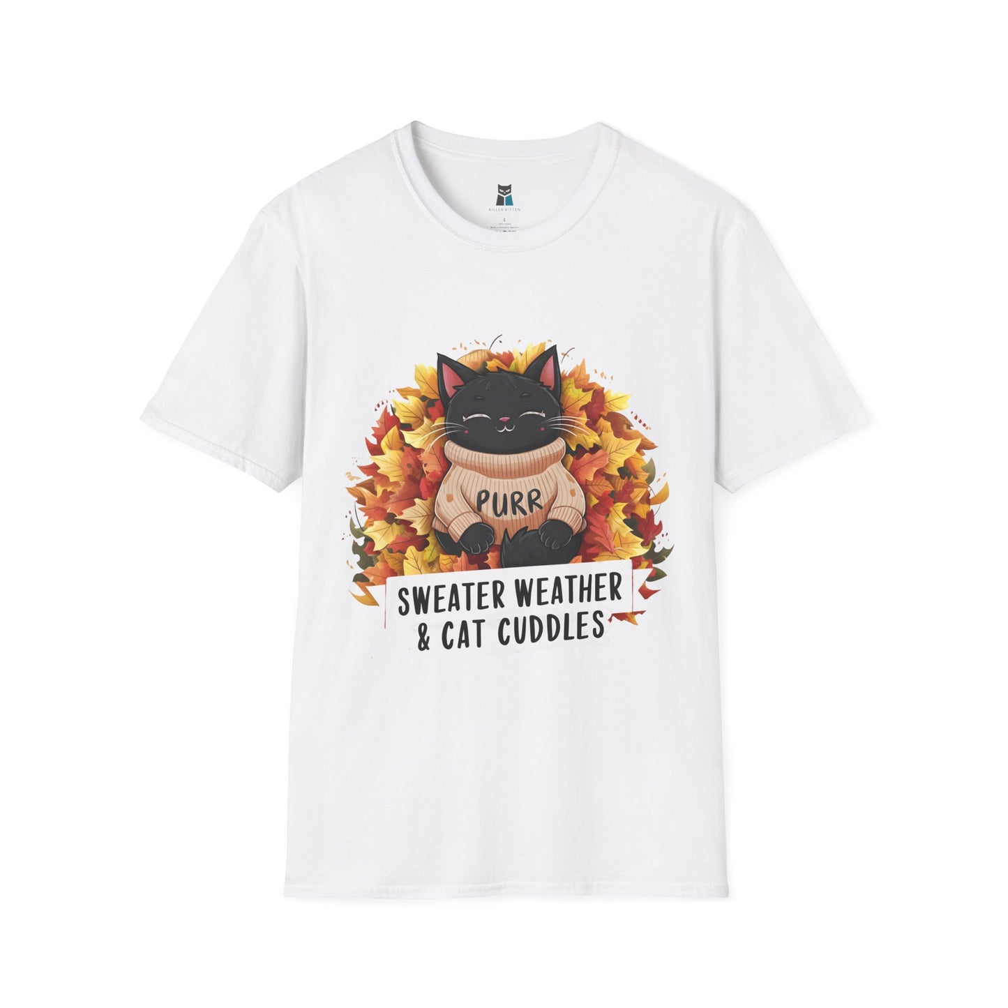 Cozy Fall Cat T-Shirt