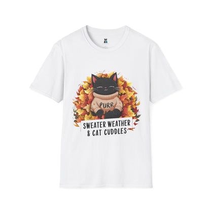 Cozy Fall Cat T-Shirt