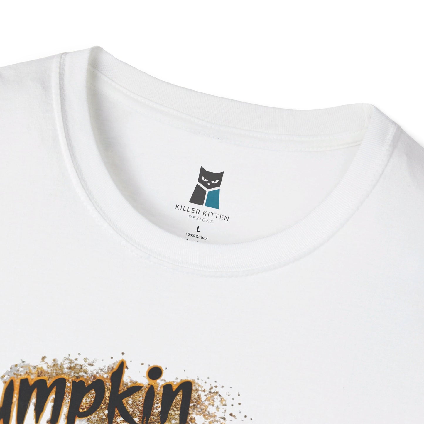 Pumpkin Spice & Purrfect Frights Halloween Cat T-Shirt