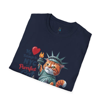 My Heart Belongs to NYC & My Purrfect Cat T-shirt