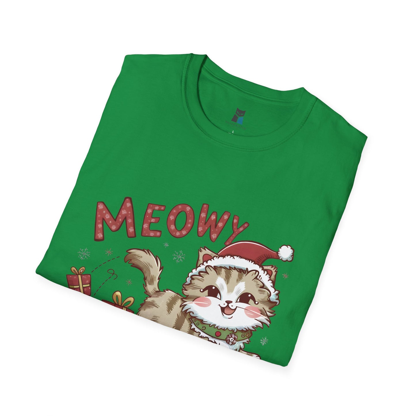 Meowy Christmas Cat T-Shirt