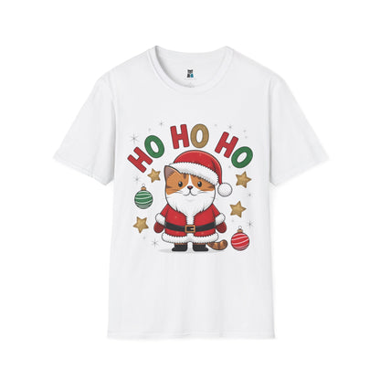 Festive “Santa Claws” Cat Christmas T-Shirt