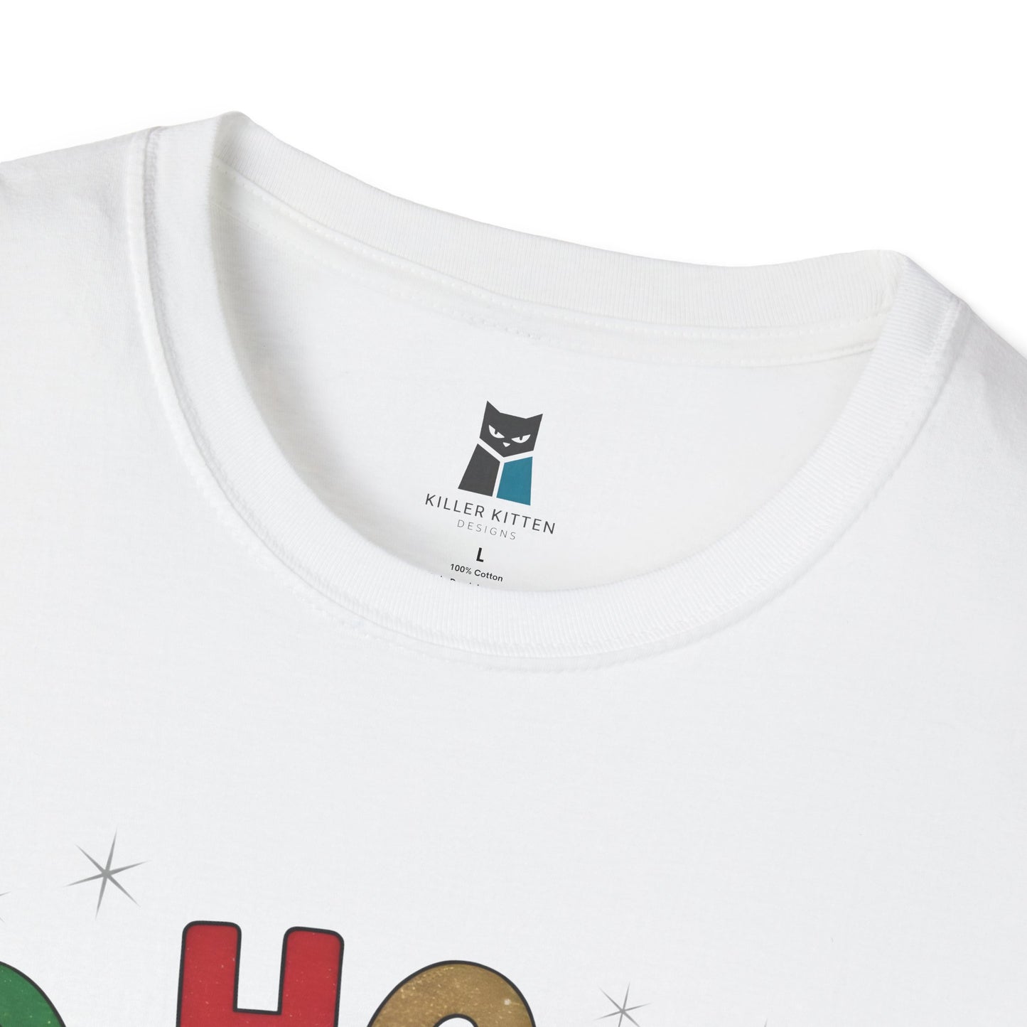 Festive “Santa Claws” Cat Christmas T-Shirt