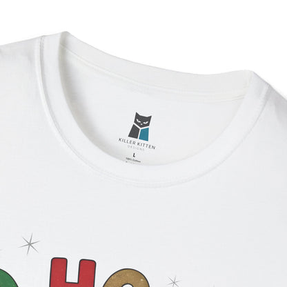 Festive “Santa Claws” Cat Christmas T-Shirt