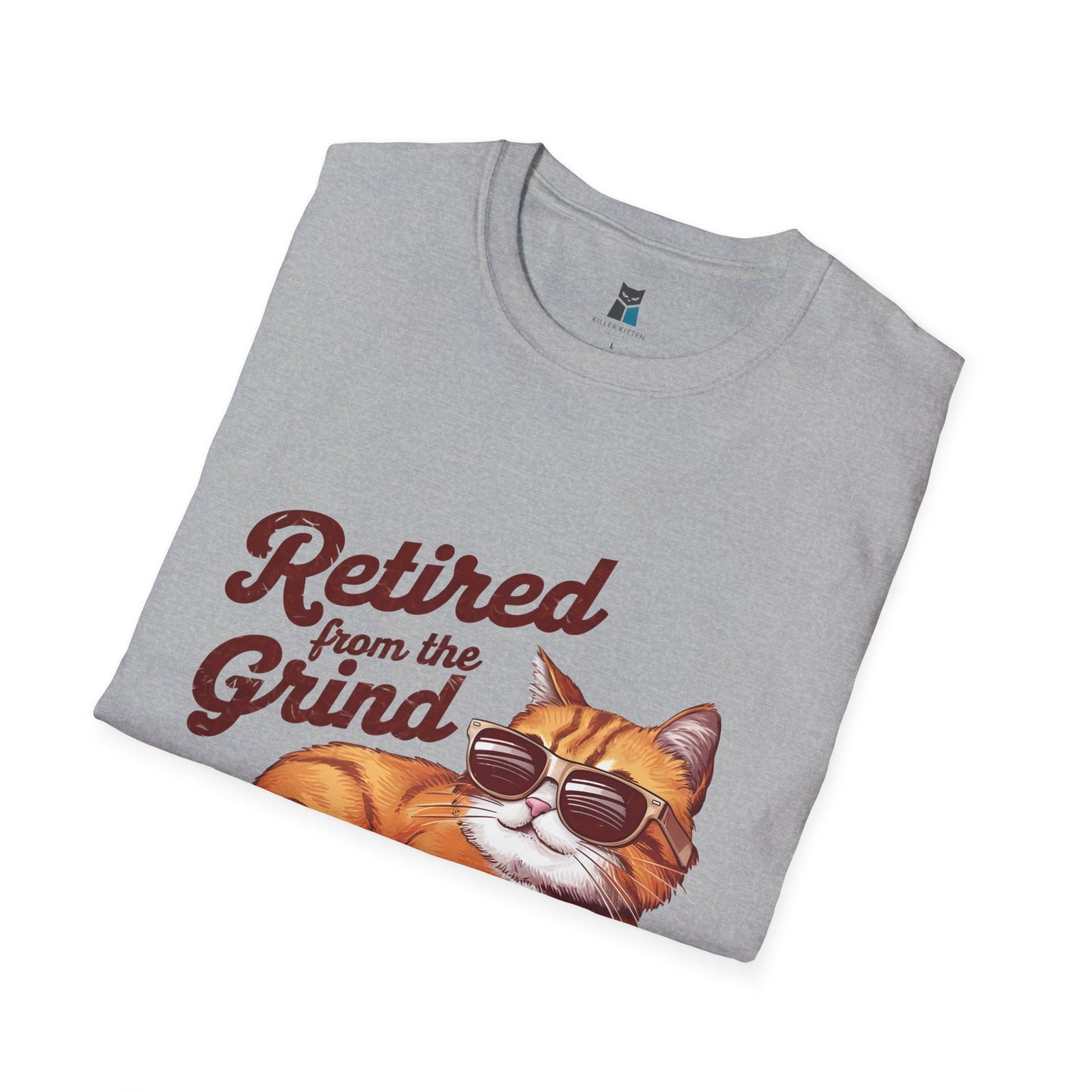 Retired From The Grind Cat T-Shirt