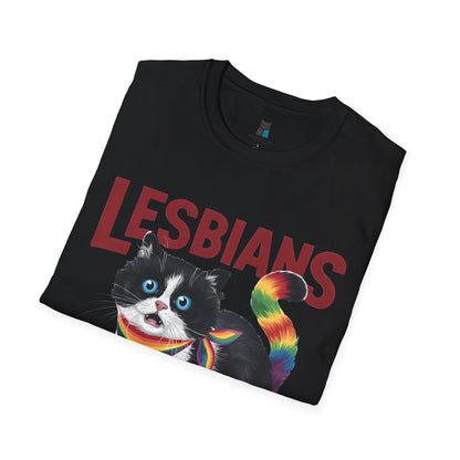 Lesbians Eat What?! Pride Cat T-Shirt