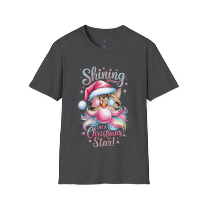 Shining Bright Christmas Star Unisex T-Shirt